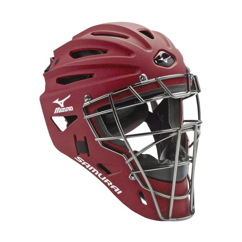 Mizuno Samurai G4 - Erkek Kask - Bordo Türkiye (QMBJPN-549)